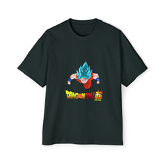 Dragon Ball Z Men's Heavy Oversized Tee - Bold Anime Graphic T-Shirt