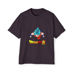 Dragon Ball Z Men's Heavy Oversized Tee - Bold Anime Graphic T-Shirt