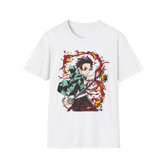 DEMONSSLAYER ANIME Printed T-Shirt - Unisex Softstyle T-Shirt for Anime Fans
