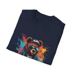 Cool Graphic Bear Unisex Teddy T-Shirt - Retro Vibe Streetwear