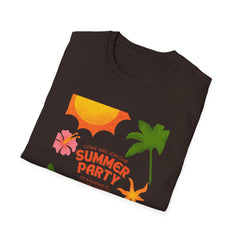 Summer Party Unisex Softstyle T-Shirt - Tropical Vibes
