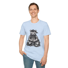 Cool Bear Graphic Unisex Softstyle Teddy T-Shirt - Perfect for Casual Wear