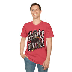Skeleton Skateboarder Graffiti Unisex Softstyle T-Shirt - Perfect for Skate Lovers and Halloween