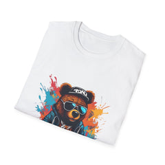 Cool Graphic Bear Unisex Teddy T-Shirt - Retro Vibe Streetwear