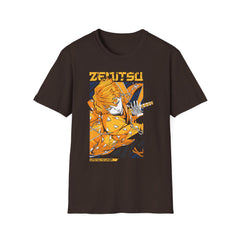 DEMONSSLAYER ANIME Printed T-Shirt with Zenitsu Graphic - Cozy Anime Apparel