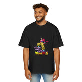 Dragon Ball Z Men's Heavy Oversized Tee - Ultra Comfortable Graphic Shirt