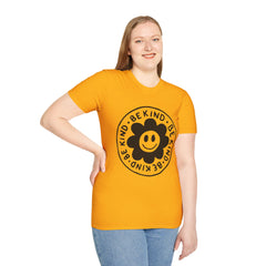 Be Kind Printed English quotes Unisex Softstyle T-Shirt - Positive Vibe Graphic Tee
