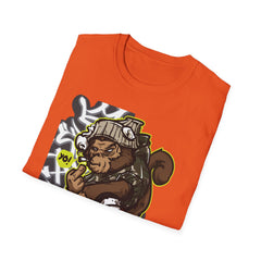 Urban Graffiti Art T-Shirt - Unisex Softstyle Tee with Cool Character Design