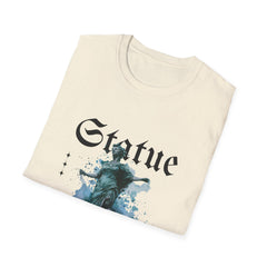 Artistic Statue Girls T-Shirt - Trendy Graphic Tee for Creative Souls