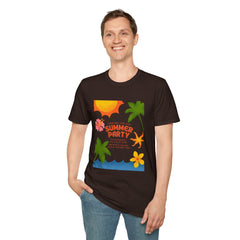 Summer Party Unisex Softstyle T-Shirt - Tropical Vibes