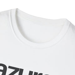 Azure Eye Girl T-Shirt | Unisex Softstyle Tee for Art & Nature Lovers