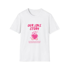 Cute Love Story Relatonship T-Shirt - Perfect for Couples