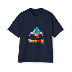 Dragon Ball Z Men's Heavy Oversized Tee - Bold Anime Graphic T-Shirt