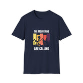 Mountain Adventure Unisex Softstyle Girls T-Shirt - "The Mountains Are Calling"