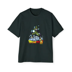 Men's Oversized Dragon Ball Tee - Retro Anime Graphic T-Shirt