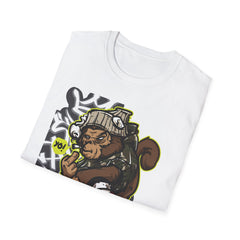 Urban Graffiti Art T-Shirt - Unisex Softstyle Tee with Cool Character Design
