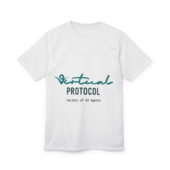 Virtual Protocol Unisex Tee, AI Agents Shirt, Tech Fashion, Geeky Gift, Casual Wear, Unique Graphic Tee