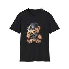 Vintage Bear Graphic Unisex Softstyle Teddy T-Shirt