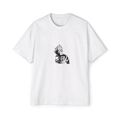 Men's Heavy Oversized DRAGON Tee with Bold Graphic Design