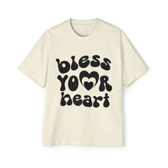 Men's Oversized T-Shirt - 'Bless Your Heart' Retro Graphic Tee