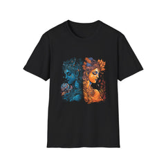 Devotional Printed T-Shirt - Artistic Nature Design