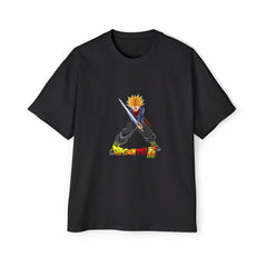 Dragon Ball Z Men's Heavy Oversized Tee - Anime Graphic T-Shirt