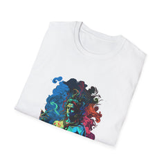 Devotional Printed T-Shirt - Colorful Fantasy Design