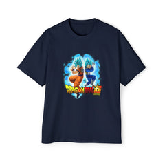 Dragon Ball Z Men's Heavy Oversized Tee - Bold Anime Graphic T-Shirt for Fans