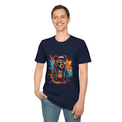 Cool Graphic Bear Unisex Teddy T-Shirt - Retro Vibe Streetwear