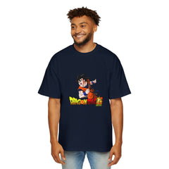 Dragon Ball Z Oversized Tee for Men - Retro Anime Graphic Shirt