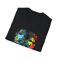 Devotional Printed T-Shirt - Artistic Nature Design