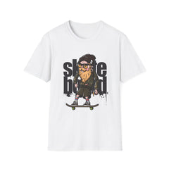 Skateboarder Graffiti Graphic Unisex Softstyle T-Shirt - Perfect for Skate Lovers