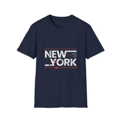 New York 2024 Unisex Softstyle Girls T-Shirt - Vintage Graphic Tee