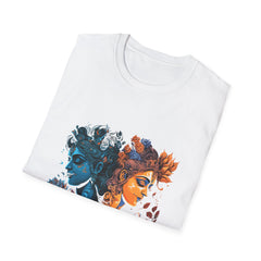 Devotional Printed T-Shirt - Artistic Nature Design