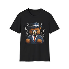 Gentleman Bear Graphic Teddy T-Shirt - Fun and Stylish Unisex Tee