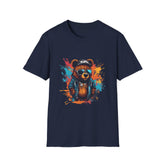 Cool Graphic Bear Unisex Teddy T-Shirt - Retro Vibe Streetwear