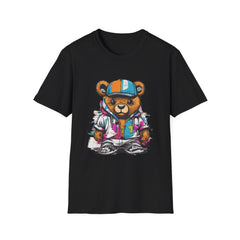 Cool Bear Graphic Unisex Softstyle Teddy T-Shirt
