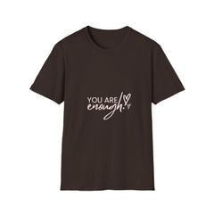 You Are Enough Inspirational Unisex Softstyle Girls T-Shirt