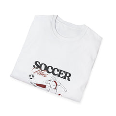 Unisex Soccer Vibes Girls T-Shirt - Perfect for Soccer Lovers and Athletes