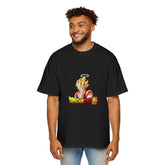 Dragon Ball Z Men's Oversized Tee - Funky Graphic T-Shirt for Anime Fans