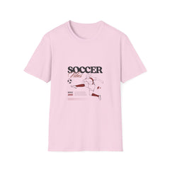 Unisex Soccer Vibes Girls T-Shirt - Perfect for Soccer Lovers and Athletes