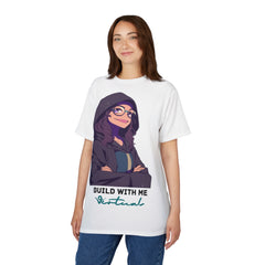 Virtuals Unisex Graphic Tee - Build With Me Virtual, Fun T-Shirt, Gamer Apparel, Personalized Gift, Gift for Gamers, Unique Casual Wear