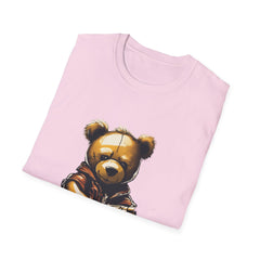 Cute Illustrated Bear Unisex Softstyle Teddy T-Shirt