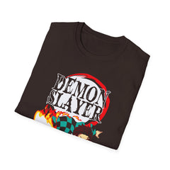 DEMONSSLAYER ANIME Printed T-Shirt - Softstyle Unisex Tee for Fans