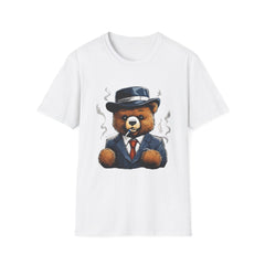 Gentleman Bear Graphic Teddy T-Shirt - Fun and Stylish Unisex Tee