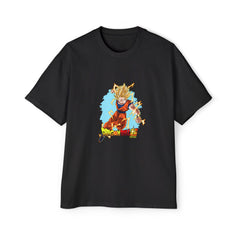 Dragon Ball Z Men's Heavy Oversized Tee - Anime Graphic Shirt
