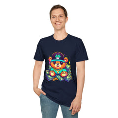 Cool Bear Graphic Teddy Tee - Unisex Softstyle T-Shirt
