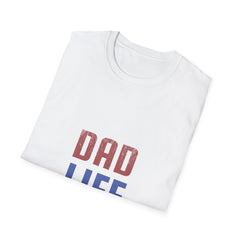Dad Life Unisex Softstyle Parents T-Shirt - Perfect Gift for Father's Day
