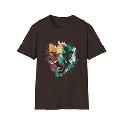 Devotional Printed T-Shirt- Trendy Boho Art