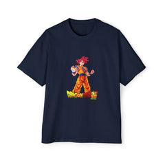 Dragon Ball Z Oversized Tee for Men - Retro Anime Graphic T-Shirt